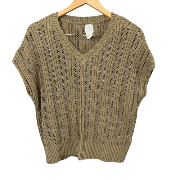 Joie - NWT - Women’s Sleeveless V-Neck Sweater - Green - Small - Picture 1 of 5